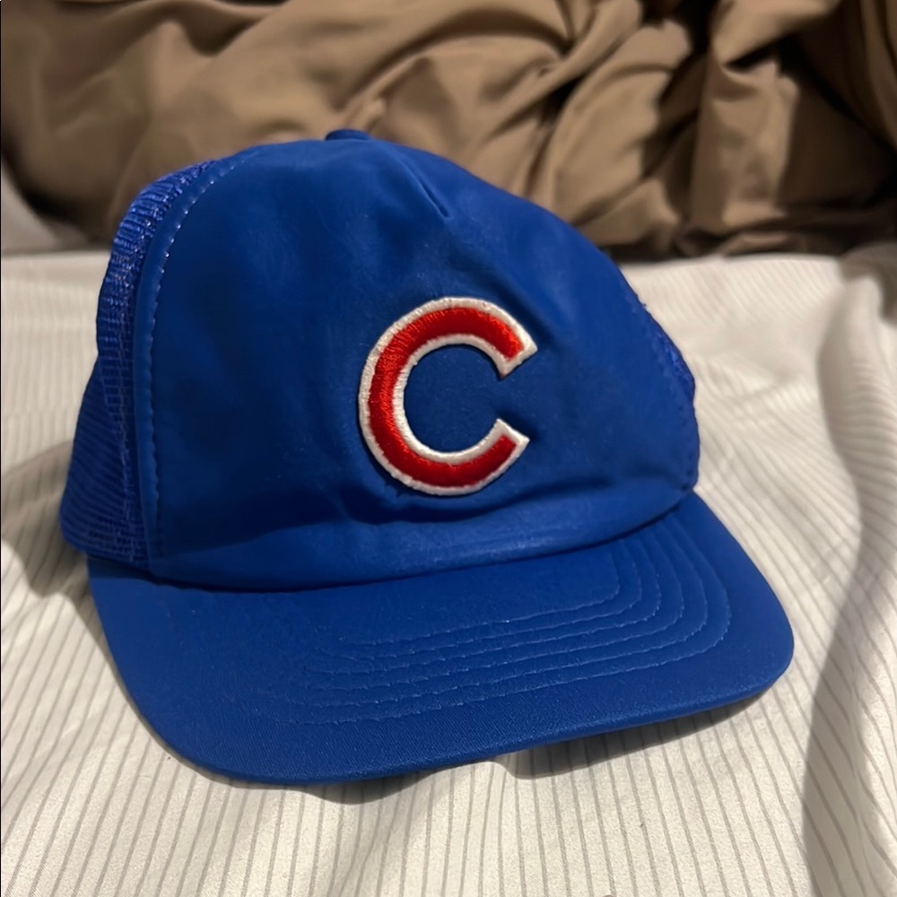 Blue Chicago Cubs Trucker Hat